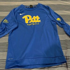 Pitt mens Nike football hoodie pullover
